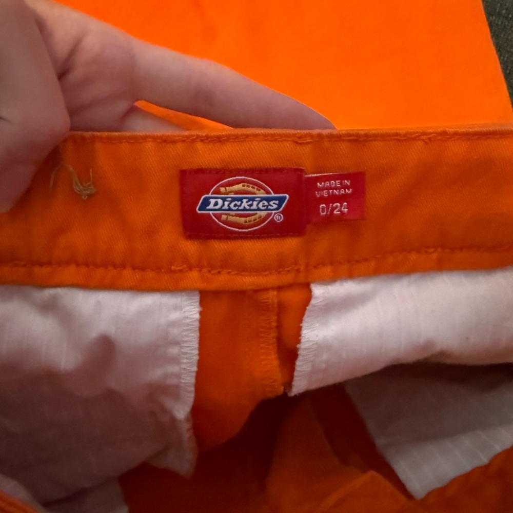 Orange Dickies Wide Leg Pants - Picture 3 of 3